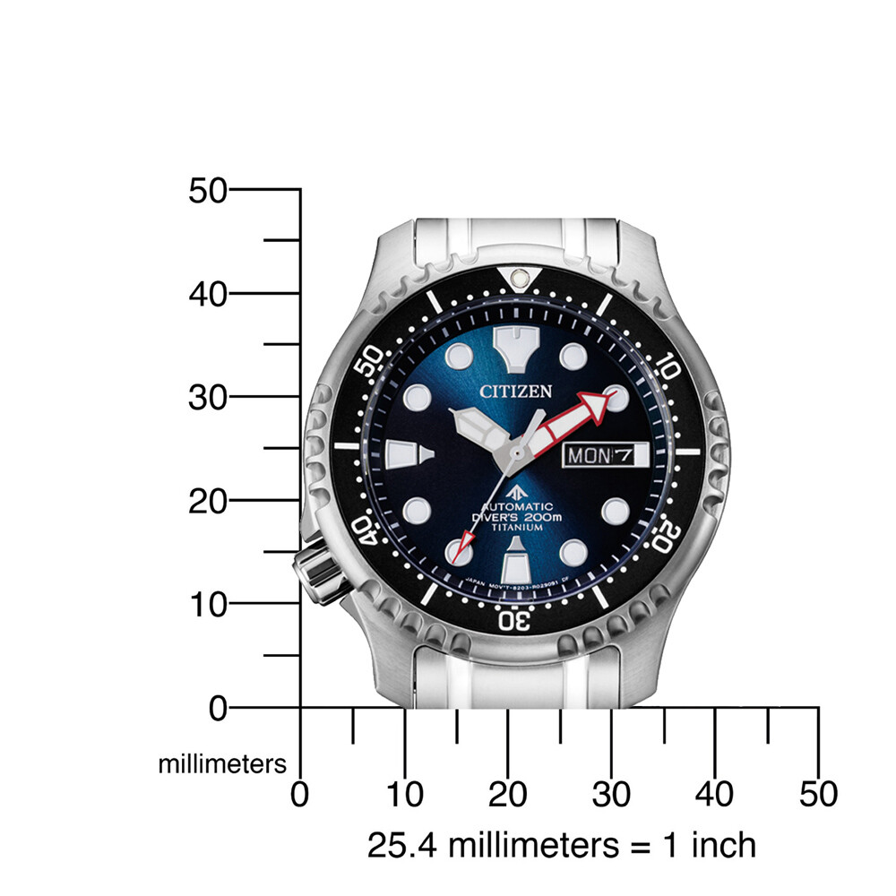 Pre-owned Citizen Ny0100-50x Promaster Aqualand Automatic Suptitanium,free Shipping