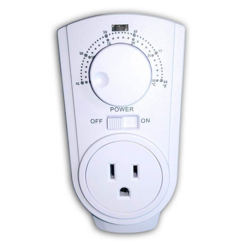 Thermostat PlugIn Non Programmable Furnace Heat or cool mode switch