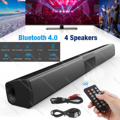 Sound Bars for Smart TV Bluetooth 4.0 Soundbar Coaxial RCA TV Speakers for Home