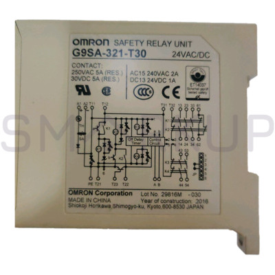 New In Box OMRON G9SA-321-T30 Safety Relay AC/DC24
