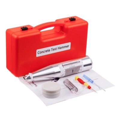 Schmidt Hardness Tester ZC3-A Silver Rebound Hammer for Mortar Sclerometer Zc3