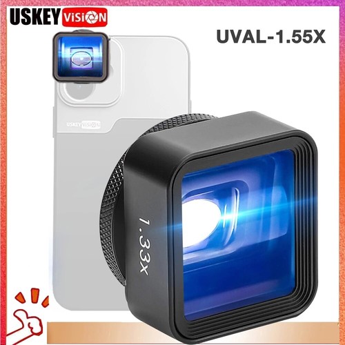 USKEYVISION 1.55X Anamorphic Lens for iPhone 13 Pro 12 Huawei