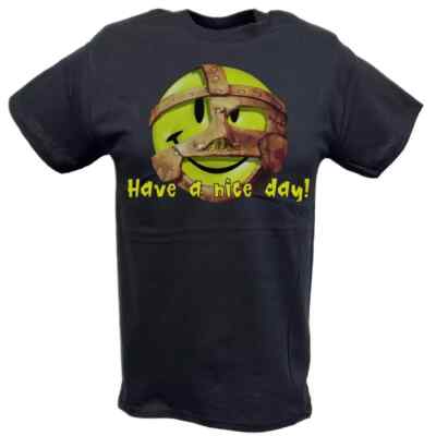 Mankind Have a Nice Day Mick Foley Mens Black T-shirt