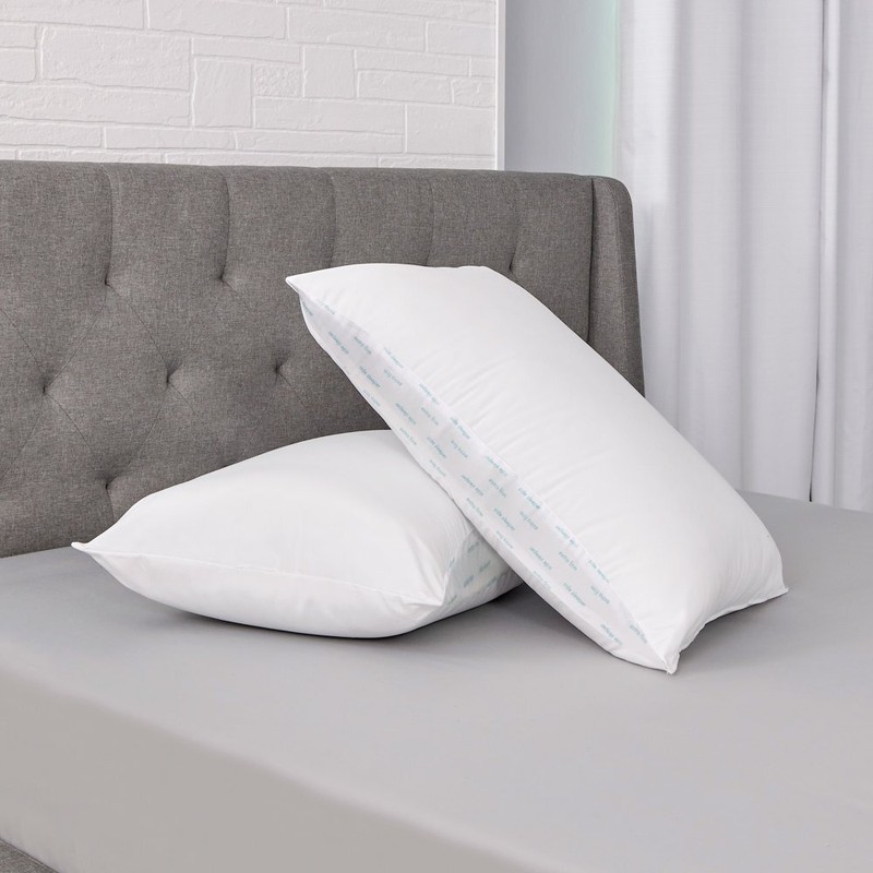 Mainstays Extra Firm Back and Side Sleeper Pillow &ndash; Hypoallergenic Fill, White
