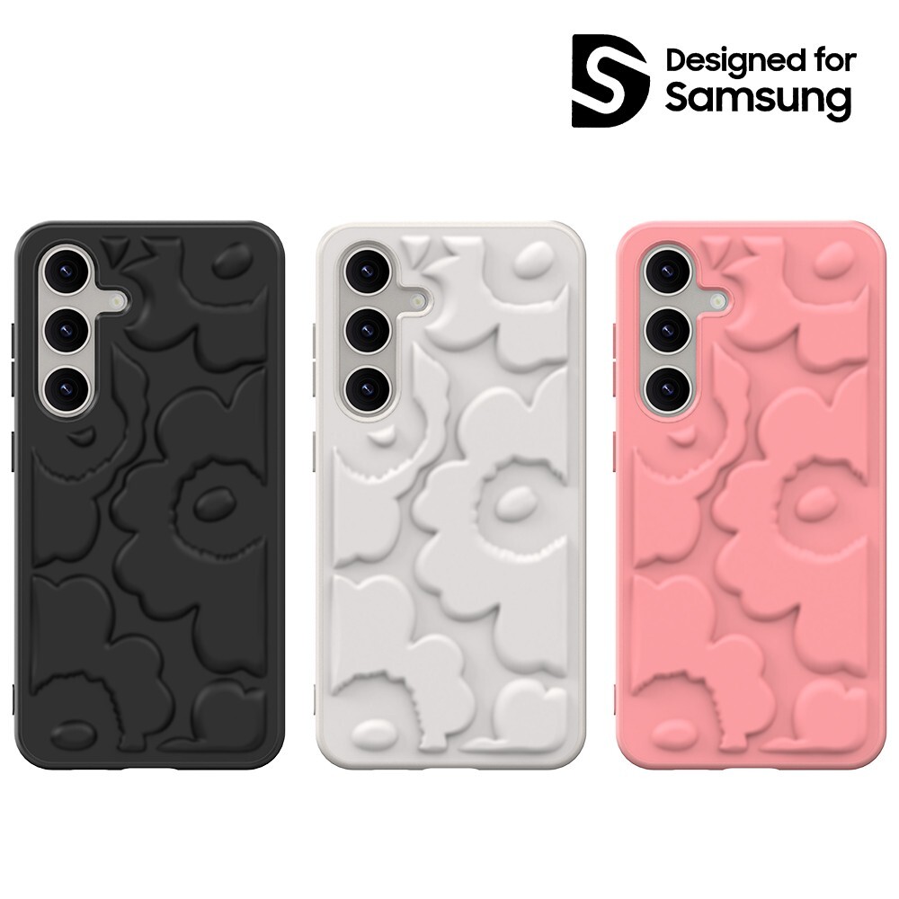 [marimekko×samsung] Samsung Galaxy S24 Ultra エンボスケース Samsung x marimekko Galaxy S24 Embossed Case UNIKKO Iconic