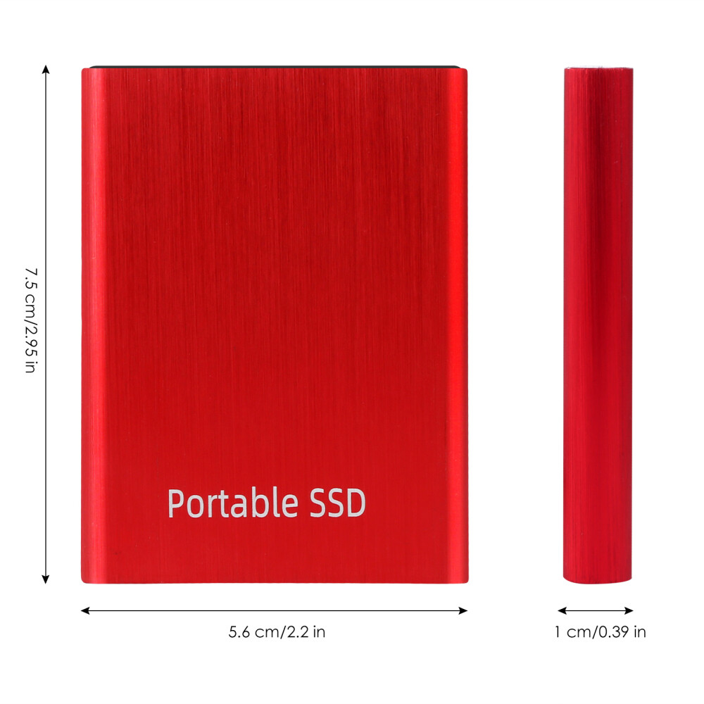 USB 3.0 2TB SATA SSD External Hard Drive Desktop Mobile Hard Disk Case