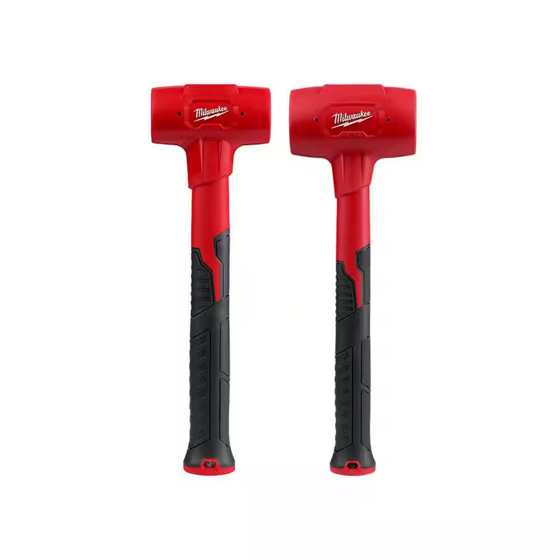 Milwaukee Dead Blow Hammer 28 oz Steel Reinforced Handle Anti Slip Grip Impact
