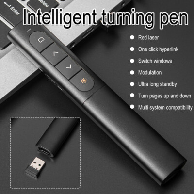 2.4GHz Wireless Presenter PowerPoint Clicker Presentation Pointer Remote Control