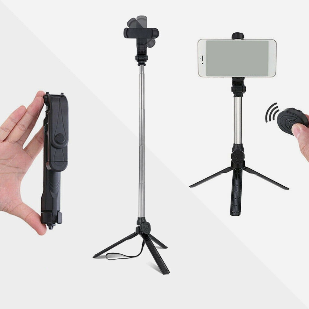 Selfie Stick Tripod Treppiedi Asta Bluetooth Allungabile Ios Android cir
