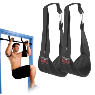 Ab Hanging Straps Abdominal Muscle Sling Home Gym Pull Up bar Core Fitness Abs