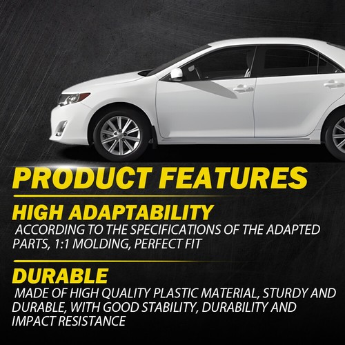 For 2012-2017 Toyota Camry Front Driver or Passenger Exterior Door Handle Gray