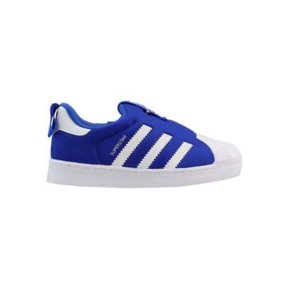 

Adidas Superstar 360 Slip On Infant Boys Размер 6 M Кроссовки Повседневная обувь EF6628, Синий, adidas Superstar 360 Slip On Infant
