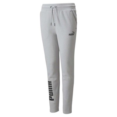 Puma Power Sweatpants Youth Boys Серые повседневные спортивные штаны 847308-19