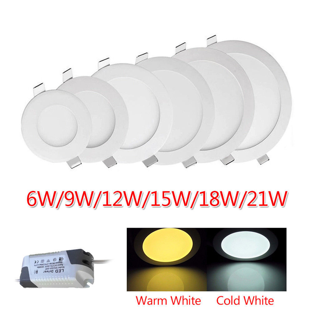 flat round ceiling lights