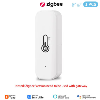 Tuya Wifi/Zigbee Temperature and Humidity Smart Home Thermometer Hygrometer APP 