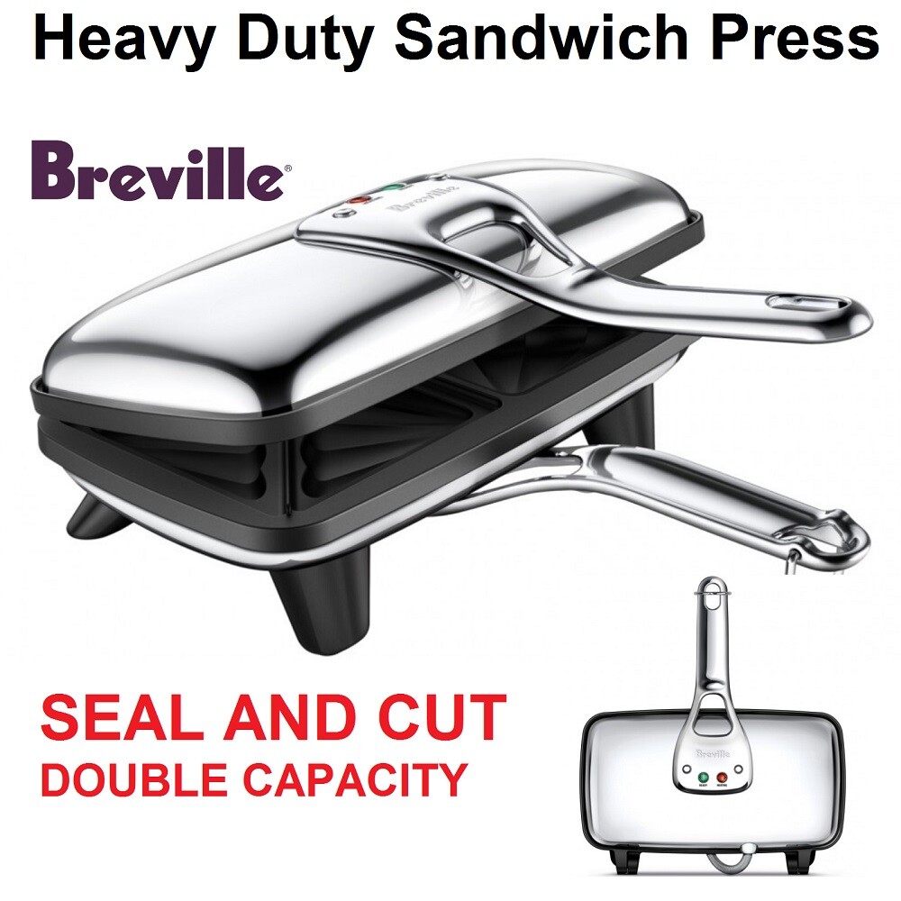 Breville Toasted Sandwich Maker Press Jaffle Maker Jumbo Sandwich Press