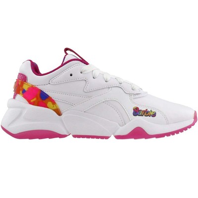 

Puma 371210-01 Womens Nova X Barbie Flash Lace Up Кроссовки Обувь Повседневная -, Pink;white, Puma Nova X Barbie Flash Lace Up