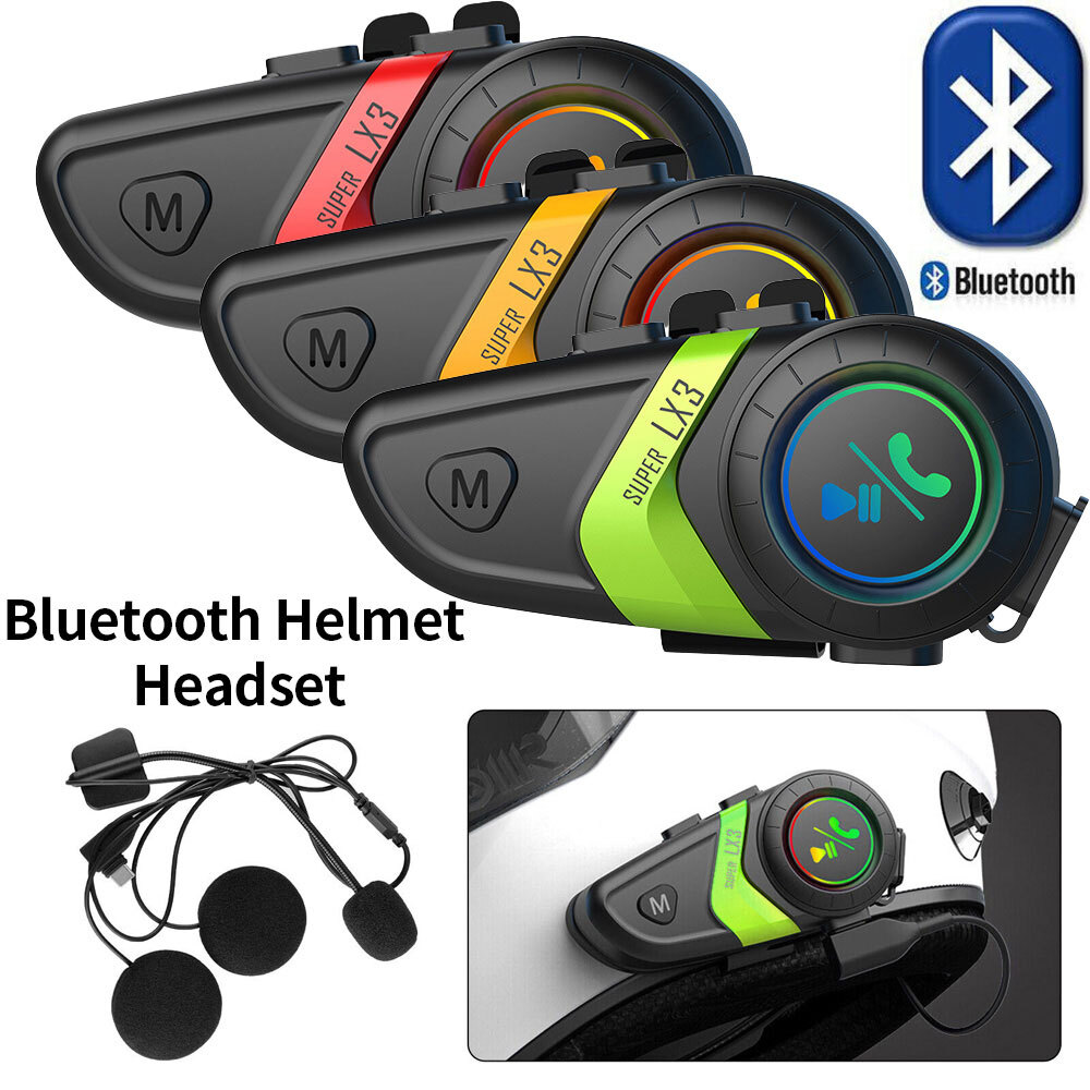 2022 MOTORCYCLE HELMET HEADSET WIRELESS BLUETOOTH HEADPHONE SPEAKER HANDS-FREE