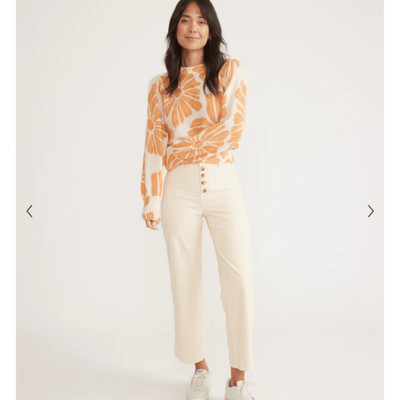 NWT Marine Layer Bridget Cropped Corduroy Pants size 4 runs small fits like XS