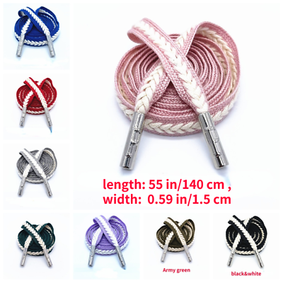 Drawstring Cord Replacement Rope Tape for Hoodie Hat Sweater Pants Metal  Head