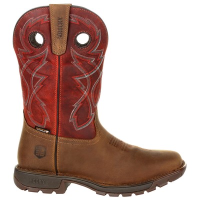 Rocky Legacy 32 11 Inch Waterproof Soft Toe Work  Mens Brown  RKW0316