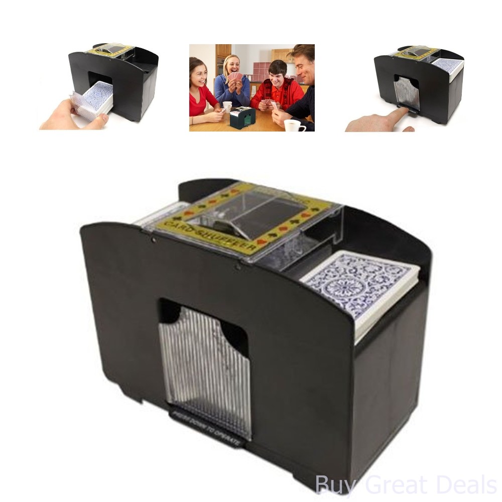 Automatic Card Shuffler Casino Cards Shuffling Machine 4 Deck Unique