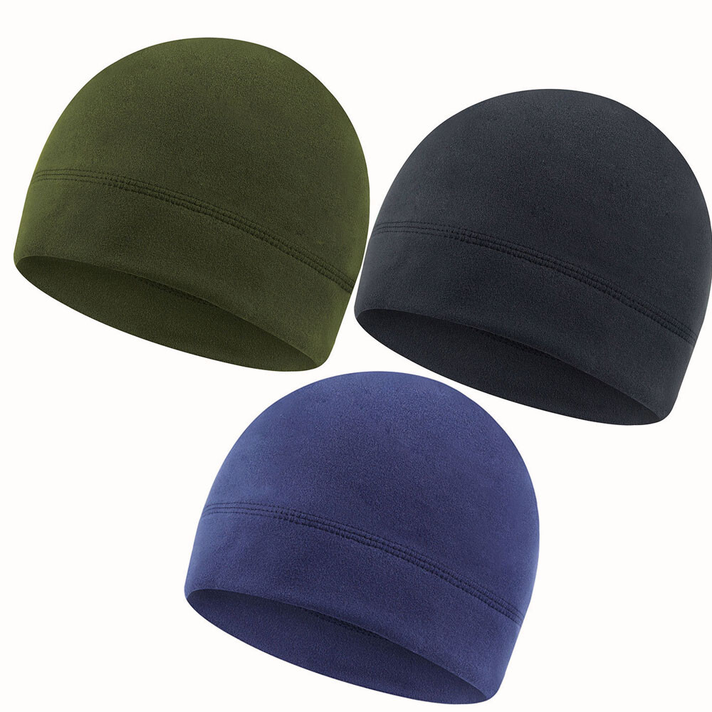3X Tactical Warm Winter Fleece Watch Cap Military Beanie Skull Hat for Men Women