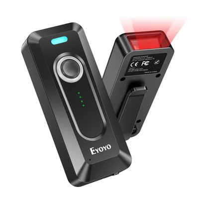 Eyoyo 2D Bluetooth Barcode Scanner Wireless Portable Mini QR Bar Code Reader