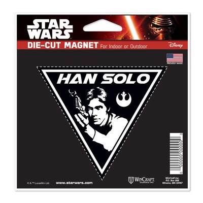 Магнит для высечки Хана Соло из Звездных войн размером 4, 5x6 дюймов