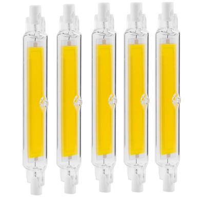 5x Dimmable R7S LED Flood Light Ceramic COB Bulbs 7W 15W 28W 78mm 118mm Lamps RD