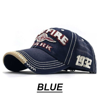 Retro Biker Baseball Cap Distressed Vintage Look Adult Unisex Cotton Cool