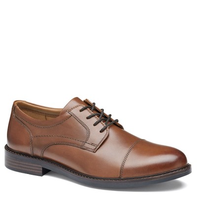 Johnston & Murphy Mason Cap Toe Mens Oxford - Tan
