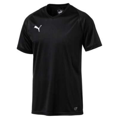 

Мужские футболки Puma Liga Core Logo V-образным вырезом с коротким рукавом Размер  Повседневные топы 70, Черный, Puma Liga Core Logo VNeck Short Sleeve Soccer Jersey