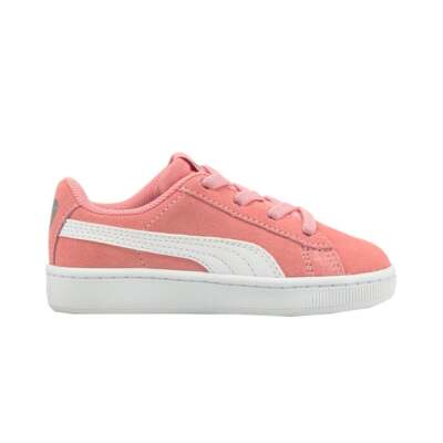 

Puma Vikky V2 Sd Ac Infant Girls Розовые, серебристые, белые кроссовки Повседневная обувь 3705, Pink;silver;white, Puma Vikky V2 Sd Ac Infant