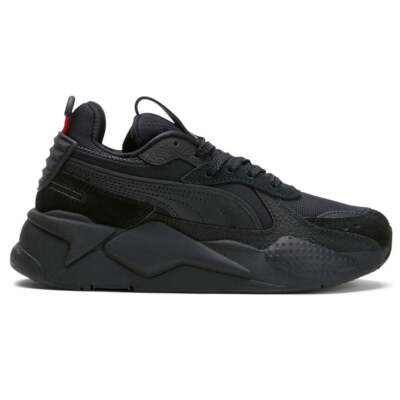 

Puma Cordae X Hi-Level Rs-X Lace Up Youth Boys Черные кроссовки Повседневная обувь 3912, Черный, Puma Cordae X Hi-Level Rs-X Lace Up Youth