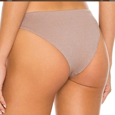 L*Space Shimmer Dusty Pearl Camacho Bikini Bottom Classic, X-Large, NWT