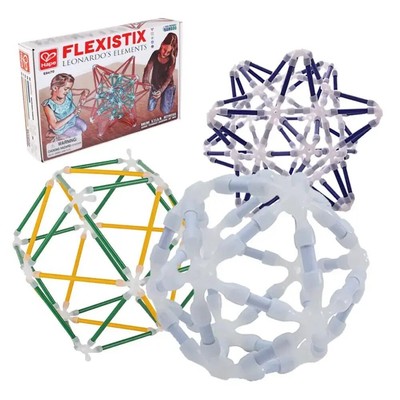 Hape Flexistix Leonardo's Elements Stick Building Puzzle Toy, Glow-In-The-Dark