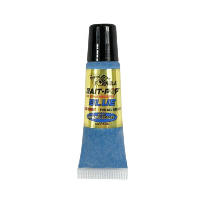 Bait Pop Blue - LIVE SONAR INTENSIFIER Scented Sparklscales .5oz Tube