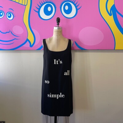 Moschino Couture It's All So Simple Black Dress | eBay