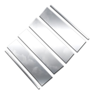 Auto Reflections Pillar Post Covers fit for 20-22 Explorer [6pc w/o Keypad Cut]