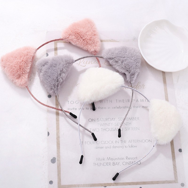 Cat Ears Head Bands Fashion Lady Girls Hairbands Birthday Party Hair