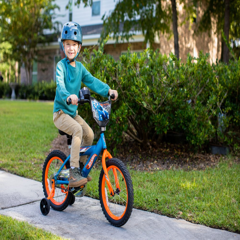 BOYS KIDS TRAINING BIKE Hot Wheels 16-Inch Bicycle Age 6-10 Years