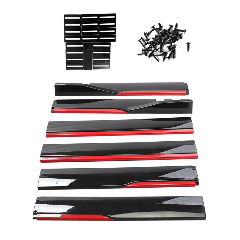 Front Bumper Lip Splitter Side Skirt Parts BodyKit for VW Volkswagen Jetta MK4 6