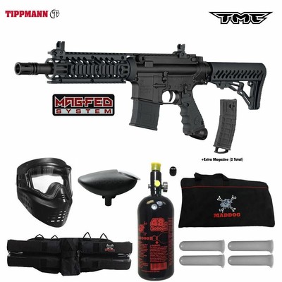 Tippmann Maddog TMC MAGFED Beginner HPA Paintball Gun Package B