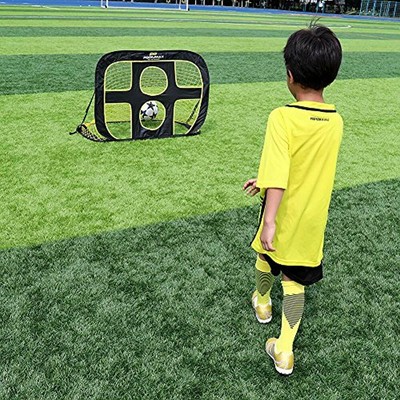 2 In 1 Pop Up Soccer Goal, Portable Indoor/Outdoor Target Net, Pickup/Scrimmage