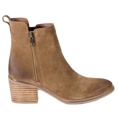 Женские коричневые повседневные ботинки Diba True Maze Walk Almond Toe Pull On Booties 36833-2