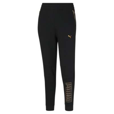 

Женские черные повседневные спортивные штаны Puma Train Moto Fleece Joggers 521449-01, Черный, Puma Train Moto Fleece Joggers