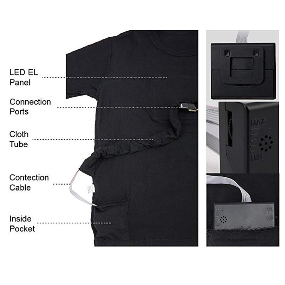 tony stark light up shirt