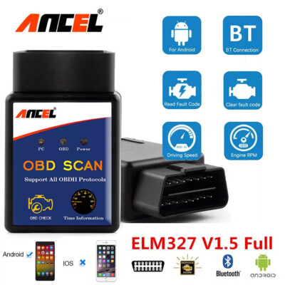Automotive ELM327 OBD2 Scanner OBD Code Reader Check Engine Car Diagnostic Tool