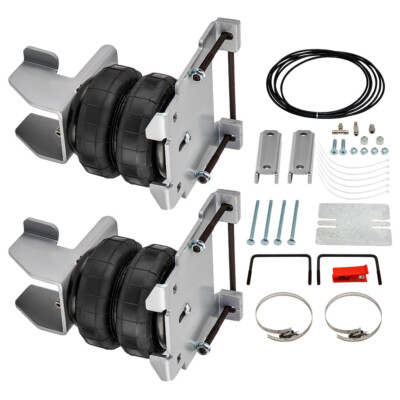Rear Air Helper Spring Bag Kit for Chevy GMC Sierra 6 Lug Wheels 1500 2007-2018